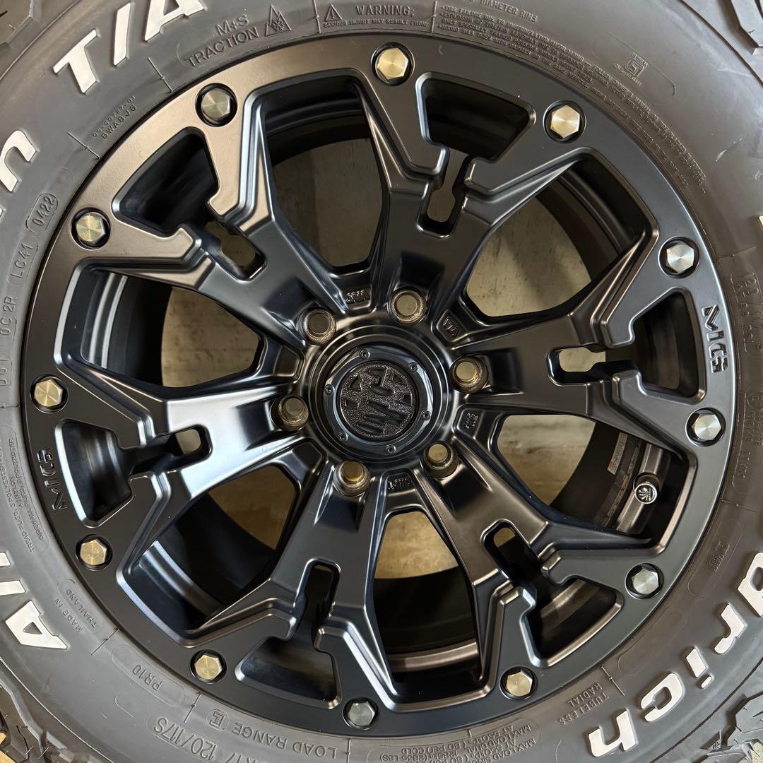 MGゴーレムマットブラック BFグッドリッチ265/65R17オールテレーン4本