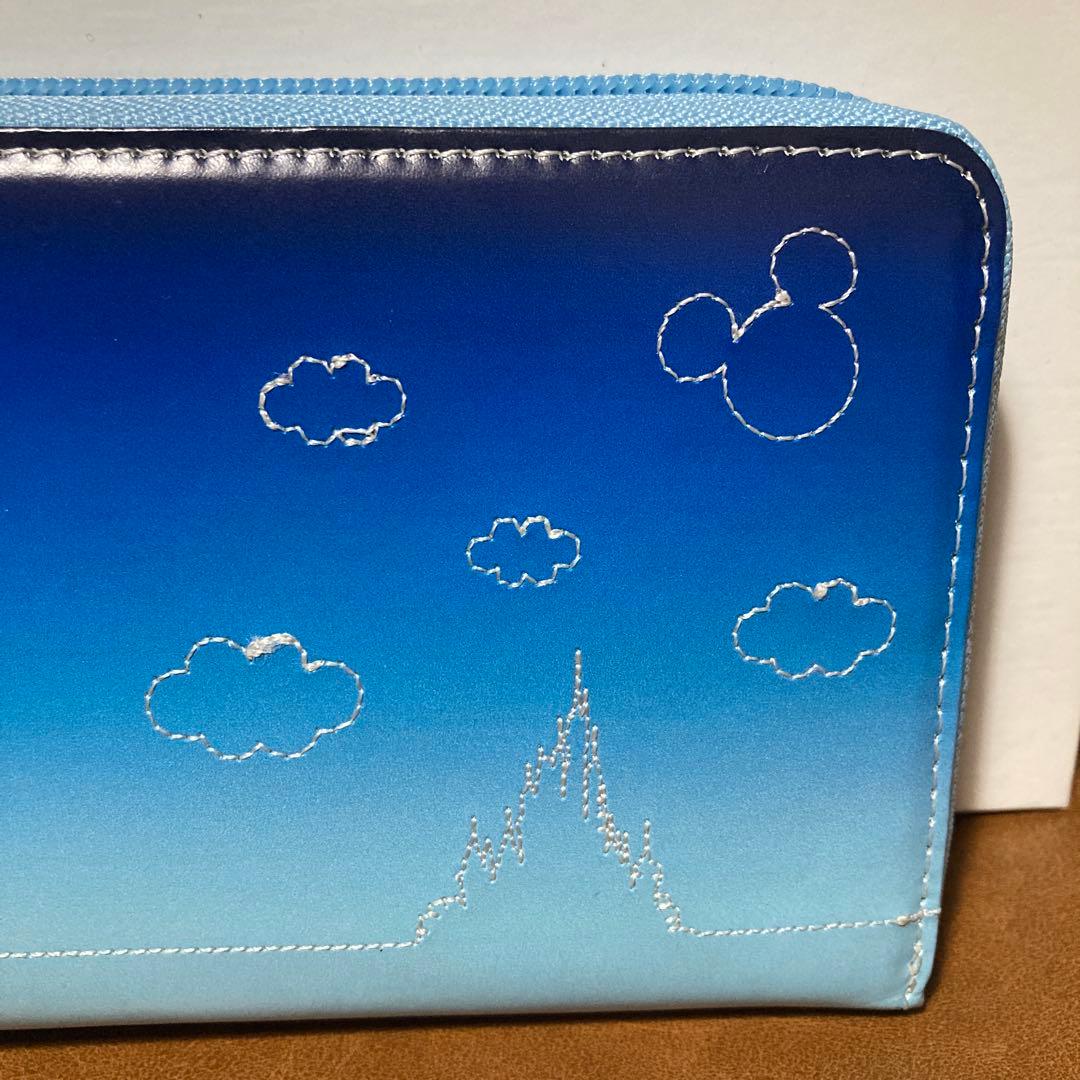 【キタムラ×東京ディズニーリゾート】長財布 グラデーションブルー