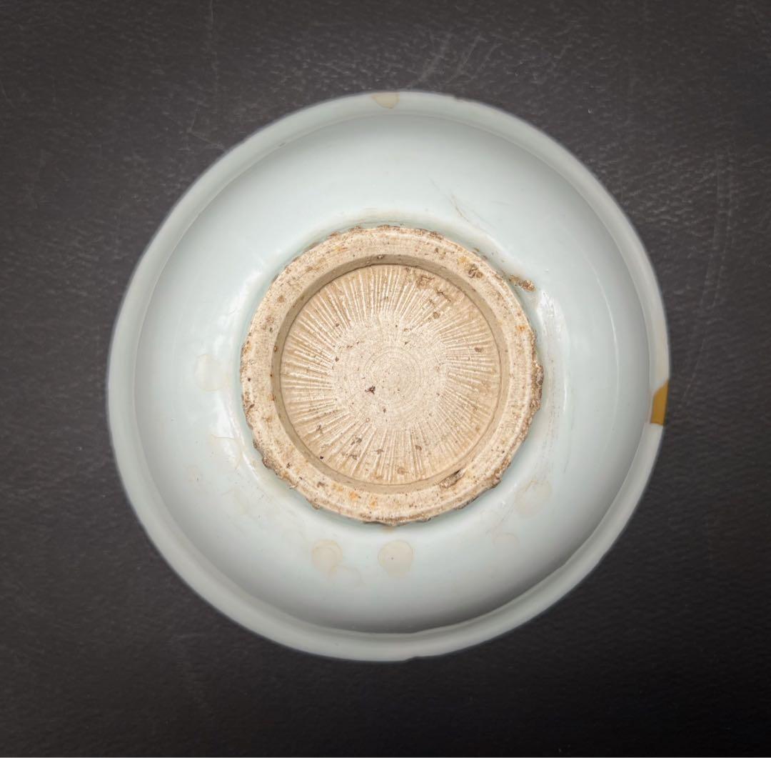 中国美術 古玩 明代 螭龍紋樣 青華染付 小鉢 骨董品