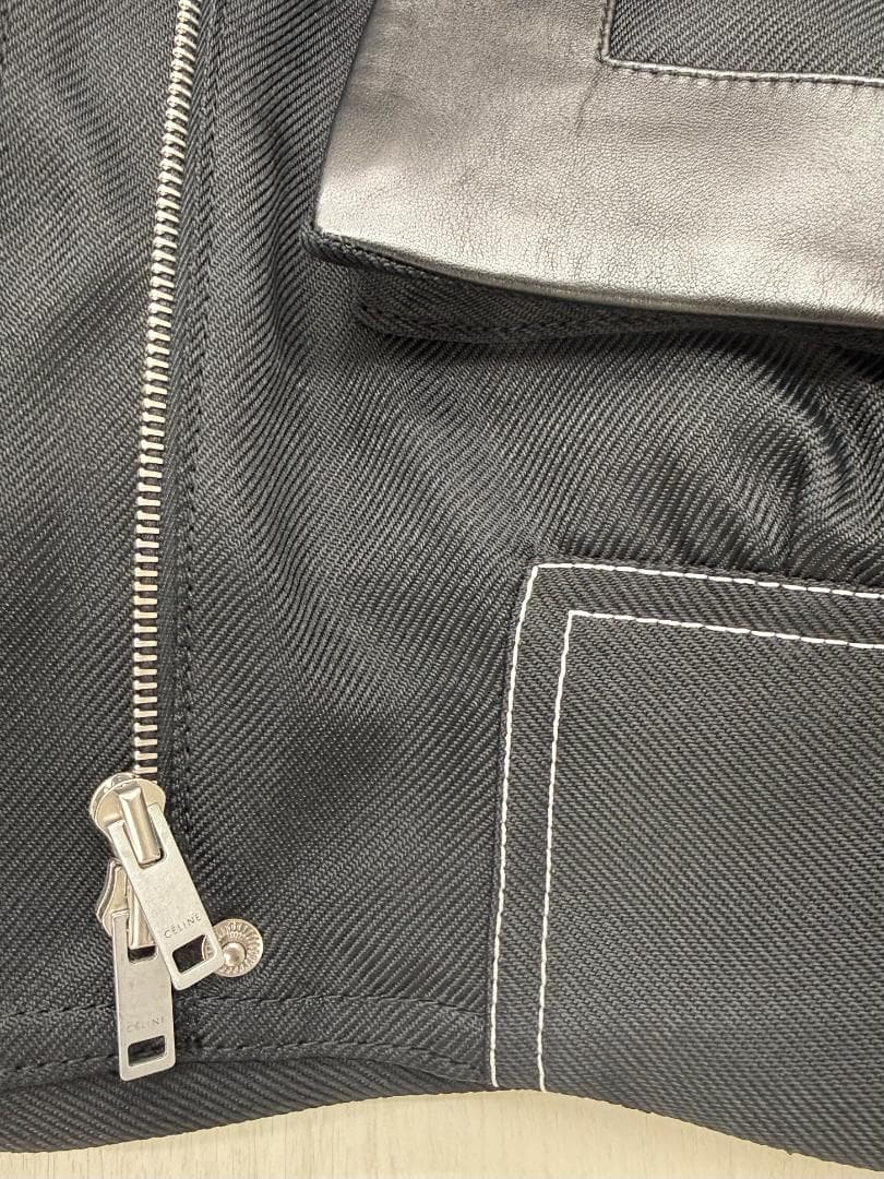 Celine　セリーヌ 【フィービー期】 ジャンパー・ブルゾン　黒　34