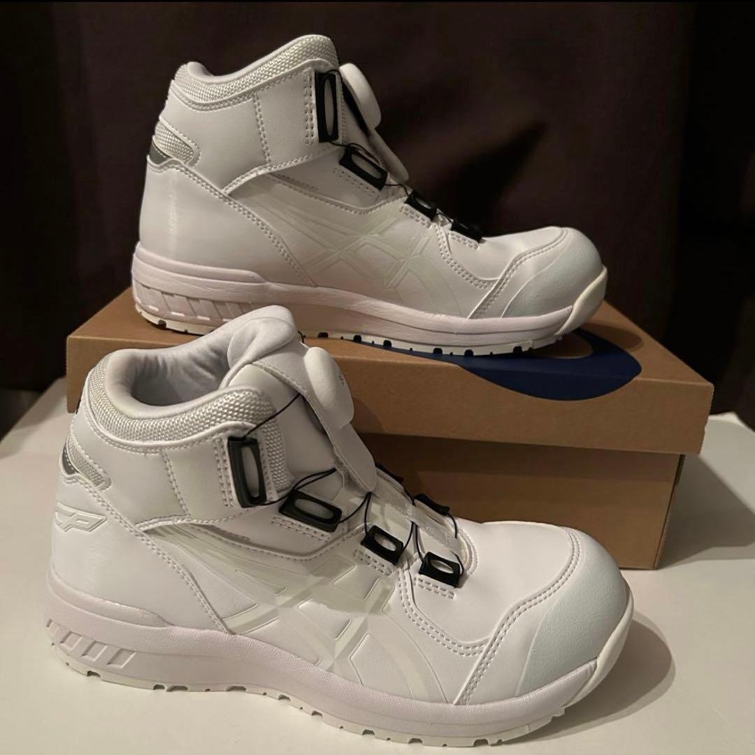 新品　ウィンジョブ 限定色　CP304 BOA ホワイト×ホワイト　24cm