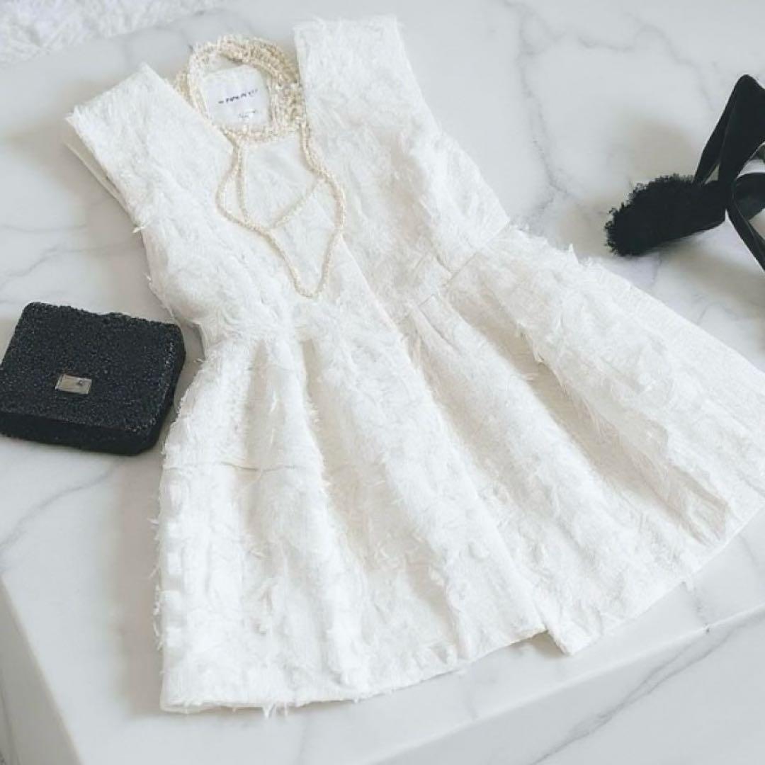 kichocoさま❤️カデュネ ペプラムジレ リボンヤーン 大草直子さん着用