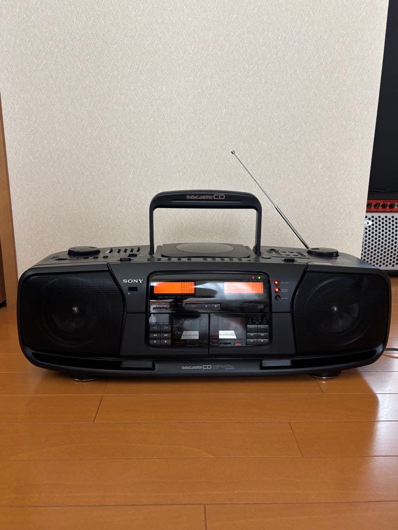 バブルラジカセ　SONY CFD-700 CDダブルラジカセ　動作品