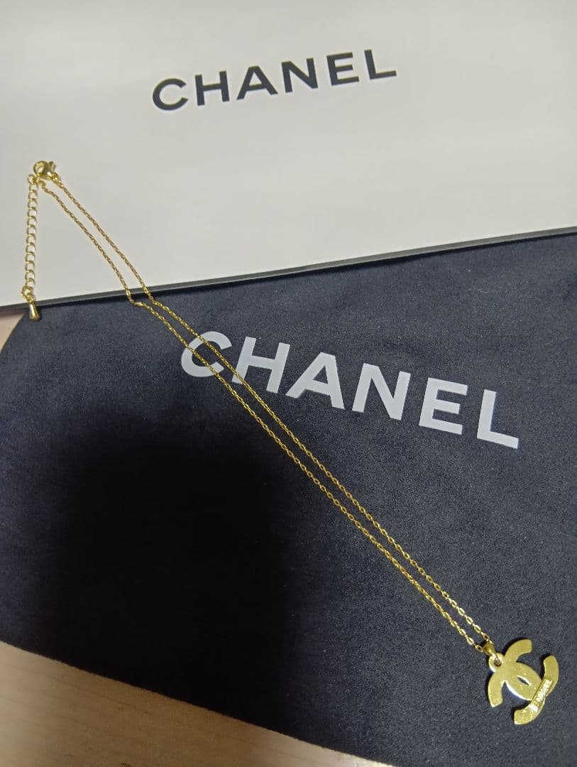 CHANELシャネル★ゴールドネックレス★アンティーク ヴィンテージ ノベルティ