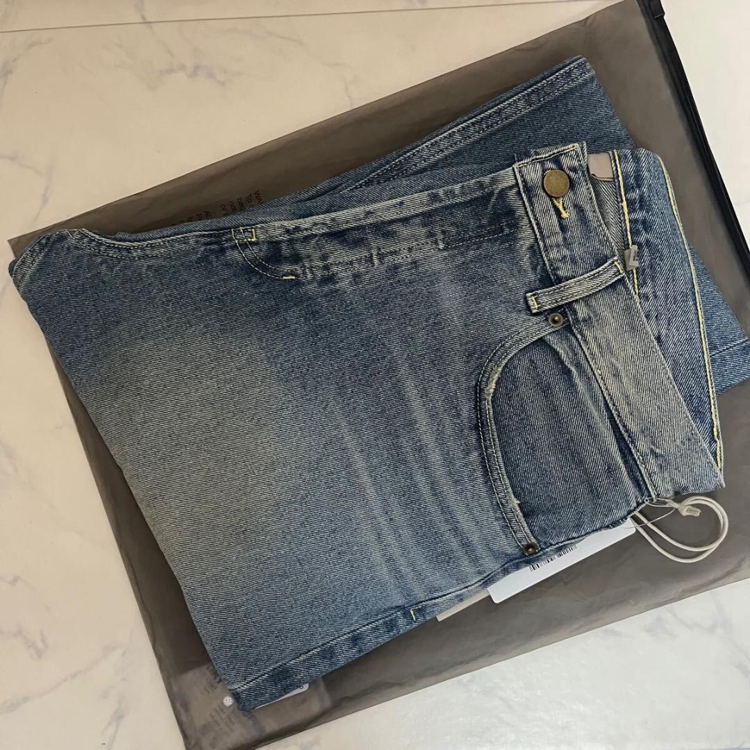 エッセンシャルズ デニム ジーンズ インディゴ 5Pocket Jean パンツ