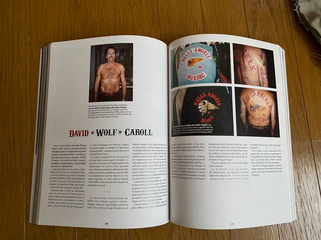 LE LIVRE NOIR DES HELLS ANGELS ケベック　SALE