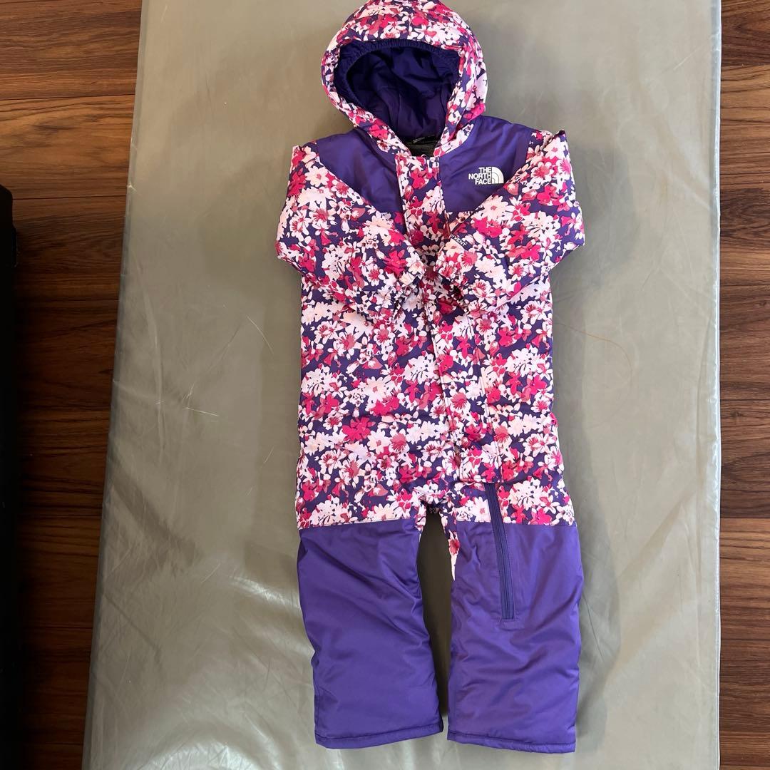 THE NORTH FACE キッズ スノーウェア花柄 12-18M