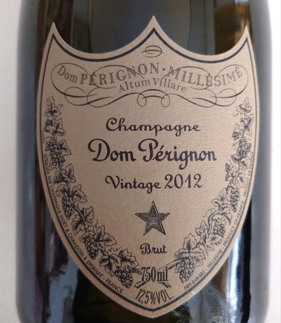 ドン ぺリニヨン　ヴィンテージ　2012 750ml　箱なし