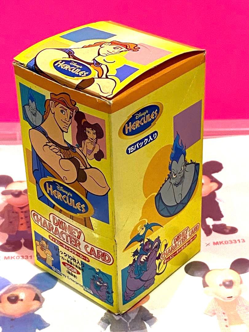Aランク品★絶版97'ディズニーキャラクターカード1BOX新品未展示物★