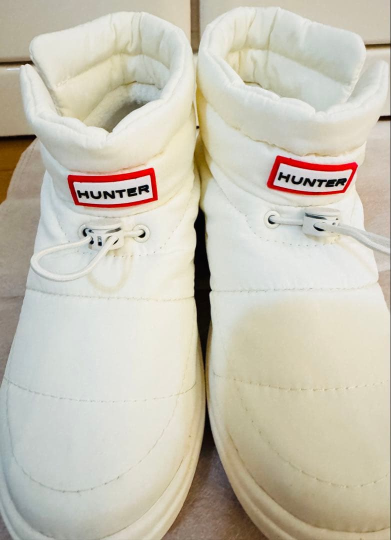 ハンター　ユニセックスイン　ブーティ　ホワイト　23cm
