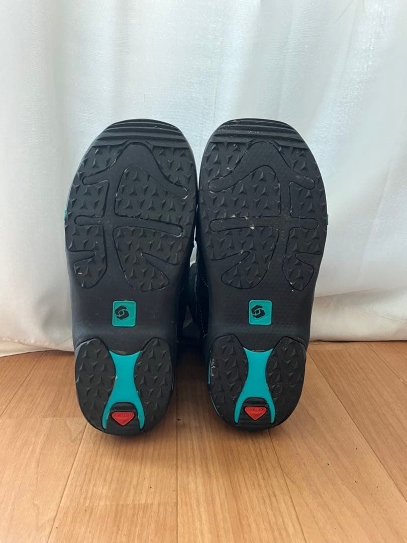 SALOMON サロモン 25cm IVY 女性用 黒 水色　BOA