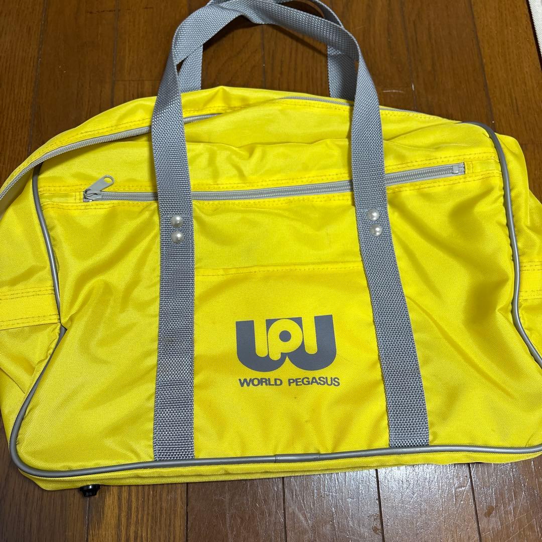ワッペ　スクバ　ワールドペガサス　黄色　旧ワッペ