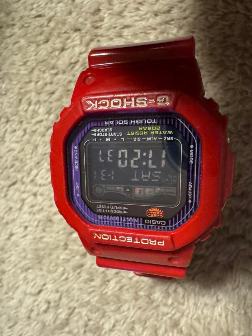G-SHOCK Tough Solar G-LIDE レッド腕時計