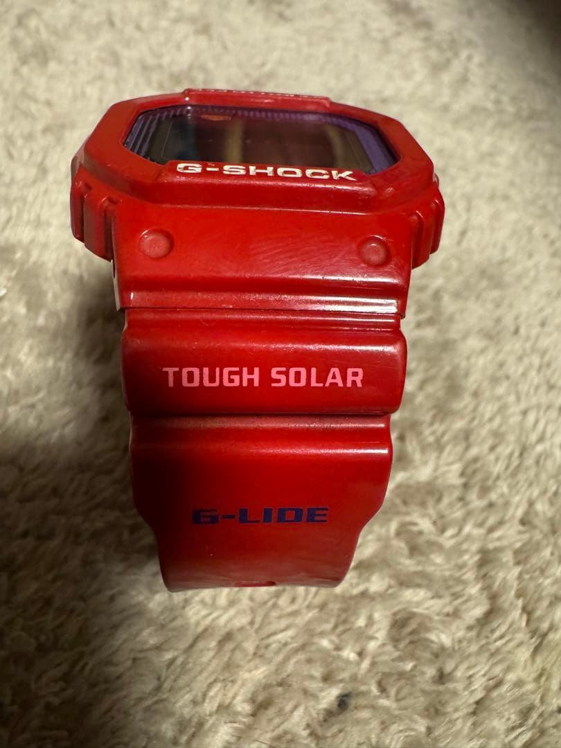 G-SHOCK Tough Solar G-LIDE レッド腕時計