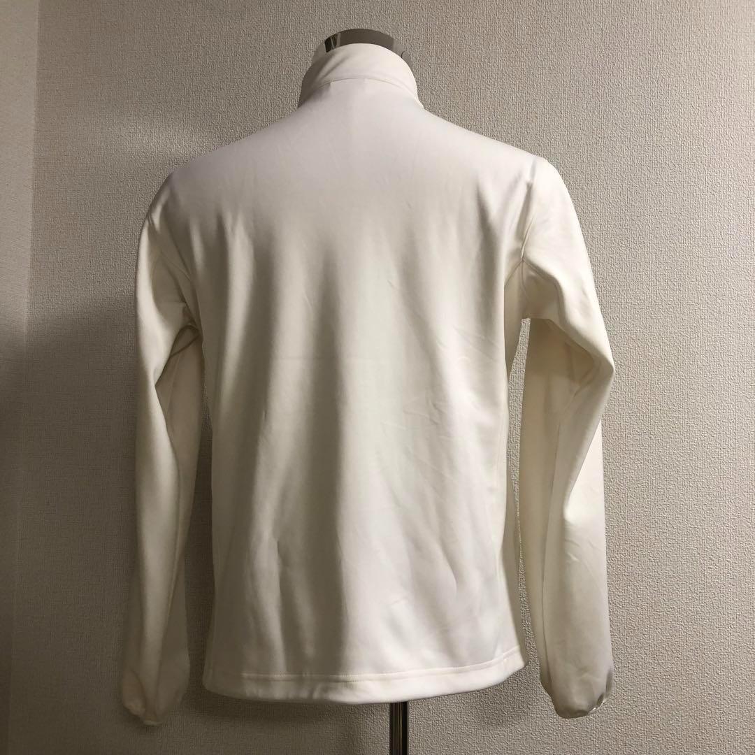 アディダスゴルフ◆ダブルジップ 撥水ジャケット◆ホワイト Sサイズ