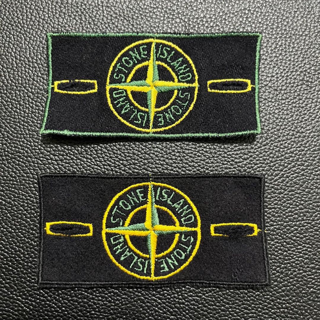 STONE  archive グリーンエッジ ワッペン ２枚セット