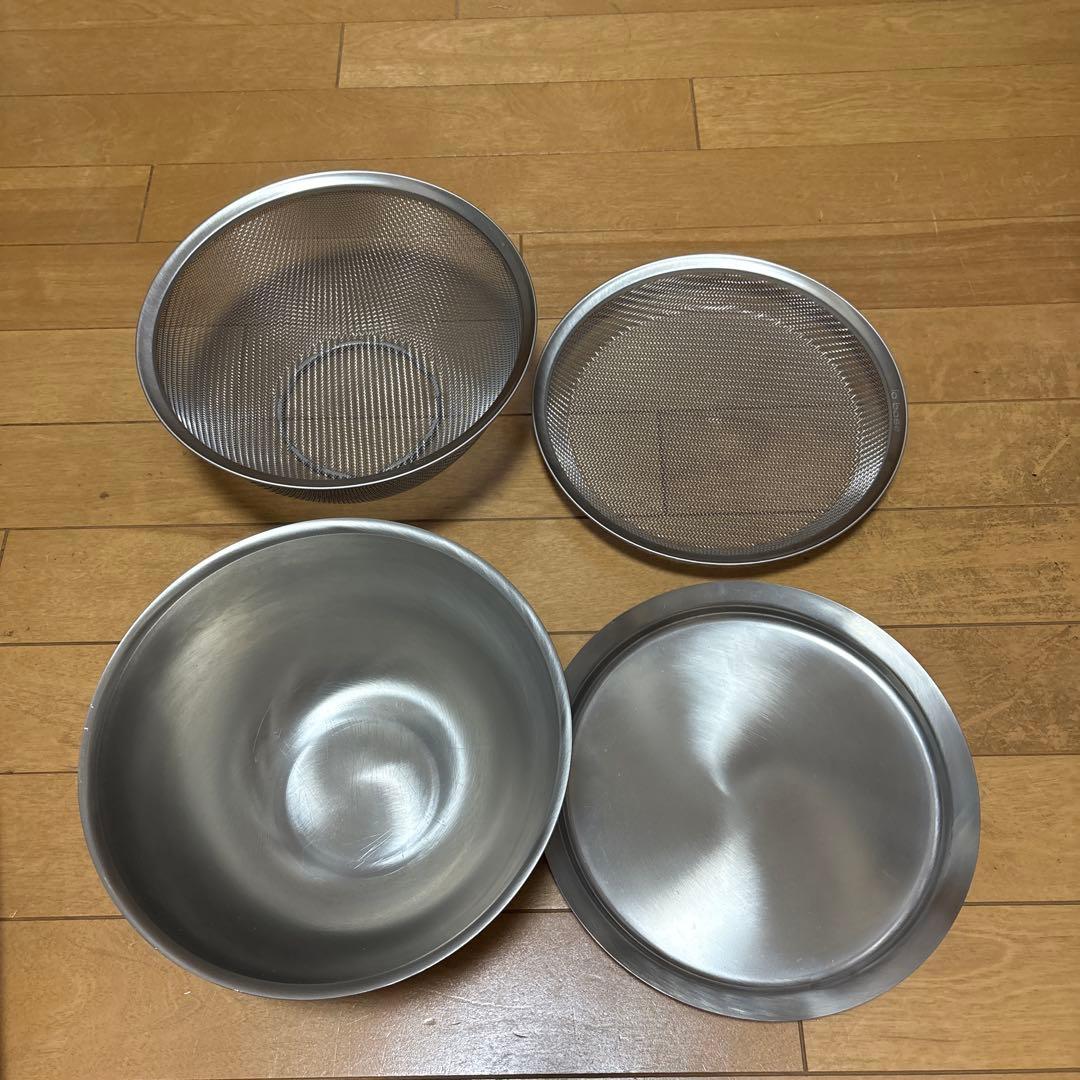 la base ステンレス ボウル・ざる・バット セット
