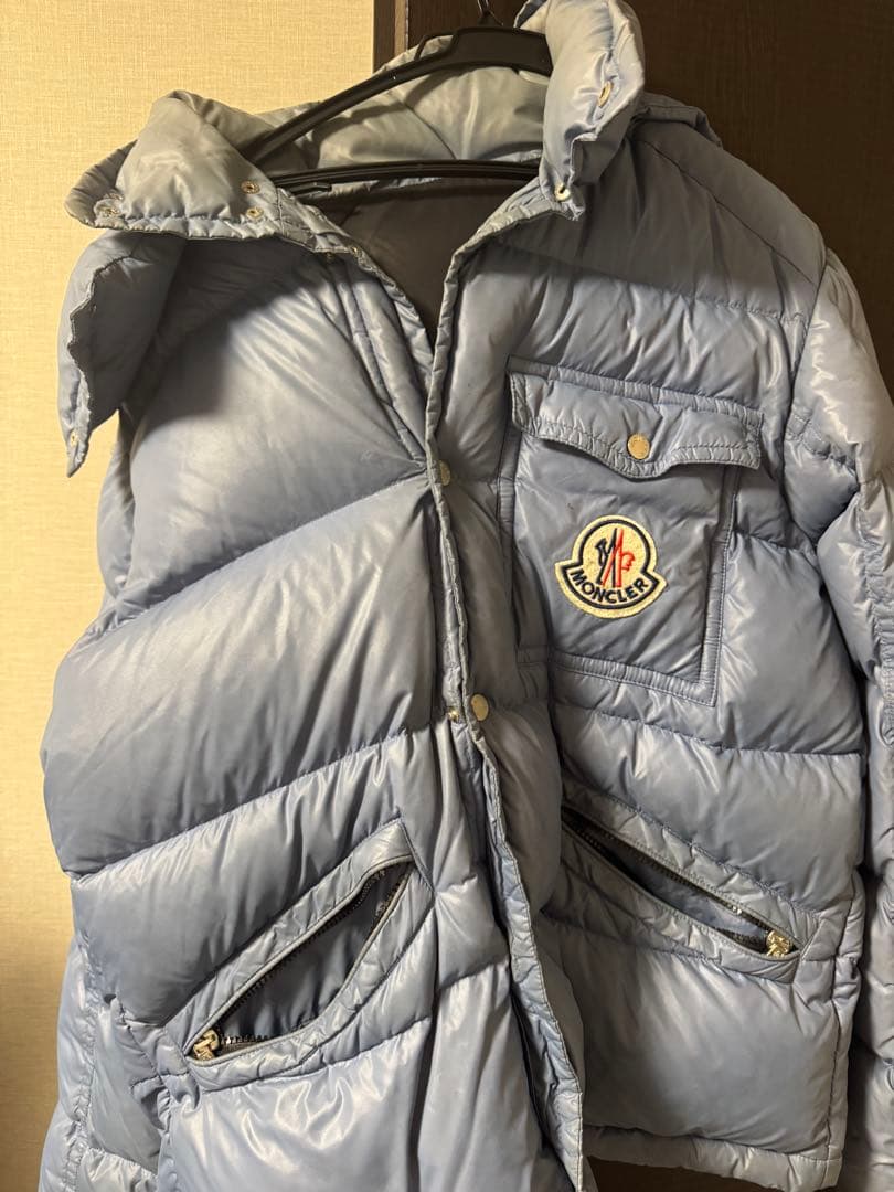 MONCLER ライトブルー ダウンジャケット