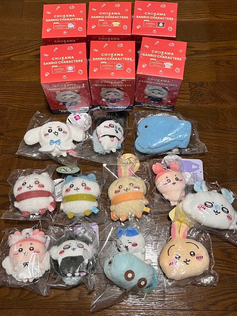 ちいかわ ぬいぐるみマスコット18個セット