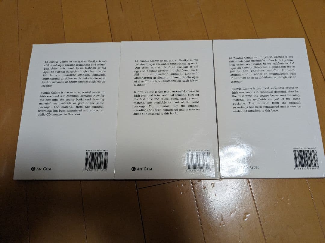 アイルランド語会話　入門書全3巻　CD6枚付属