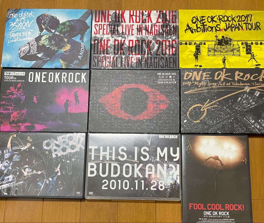 ワンオクDVD&BluRay9点セット