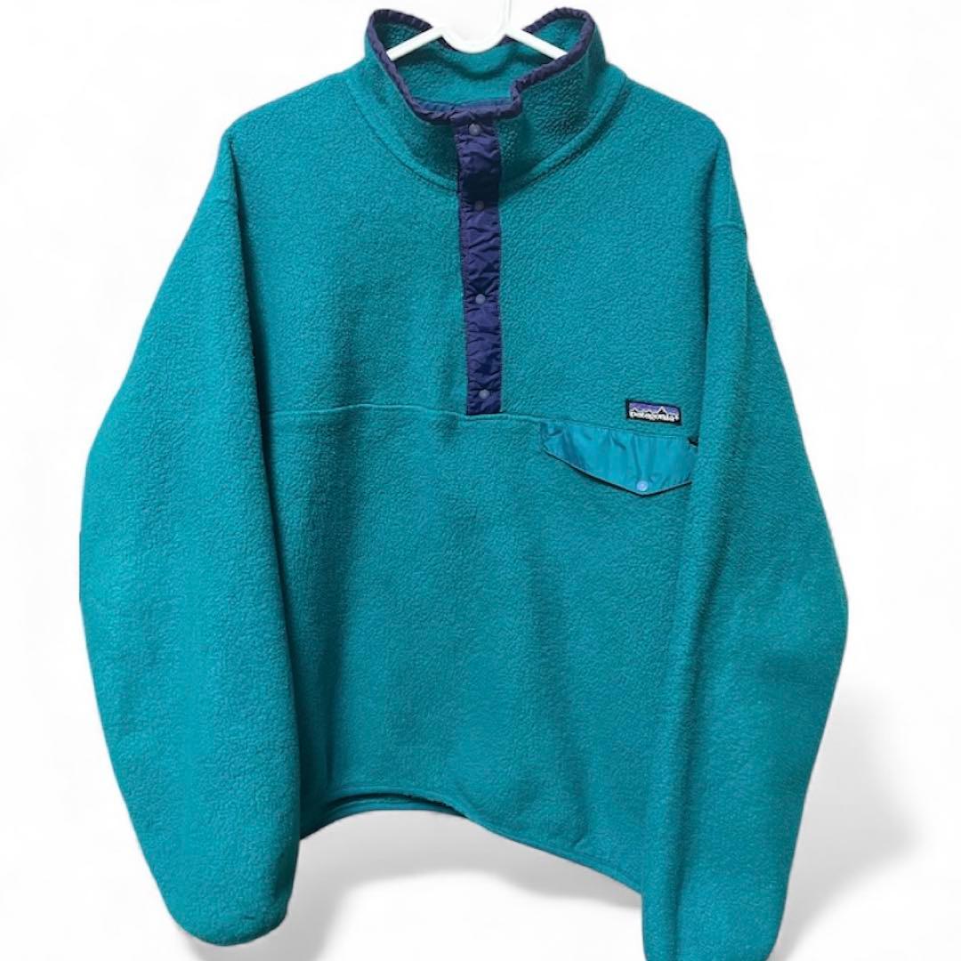 90s Patagonia シンチラスナップT フリース キムタク Ｒマーク