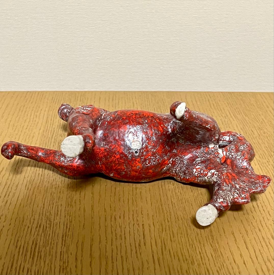 箕面焼 松田箕山 赤馬