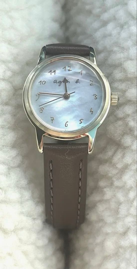 動作確認済み⭐︎美品⭐︎agnis b. ソーラー腕時計