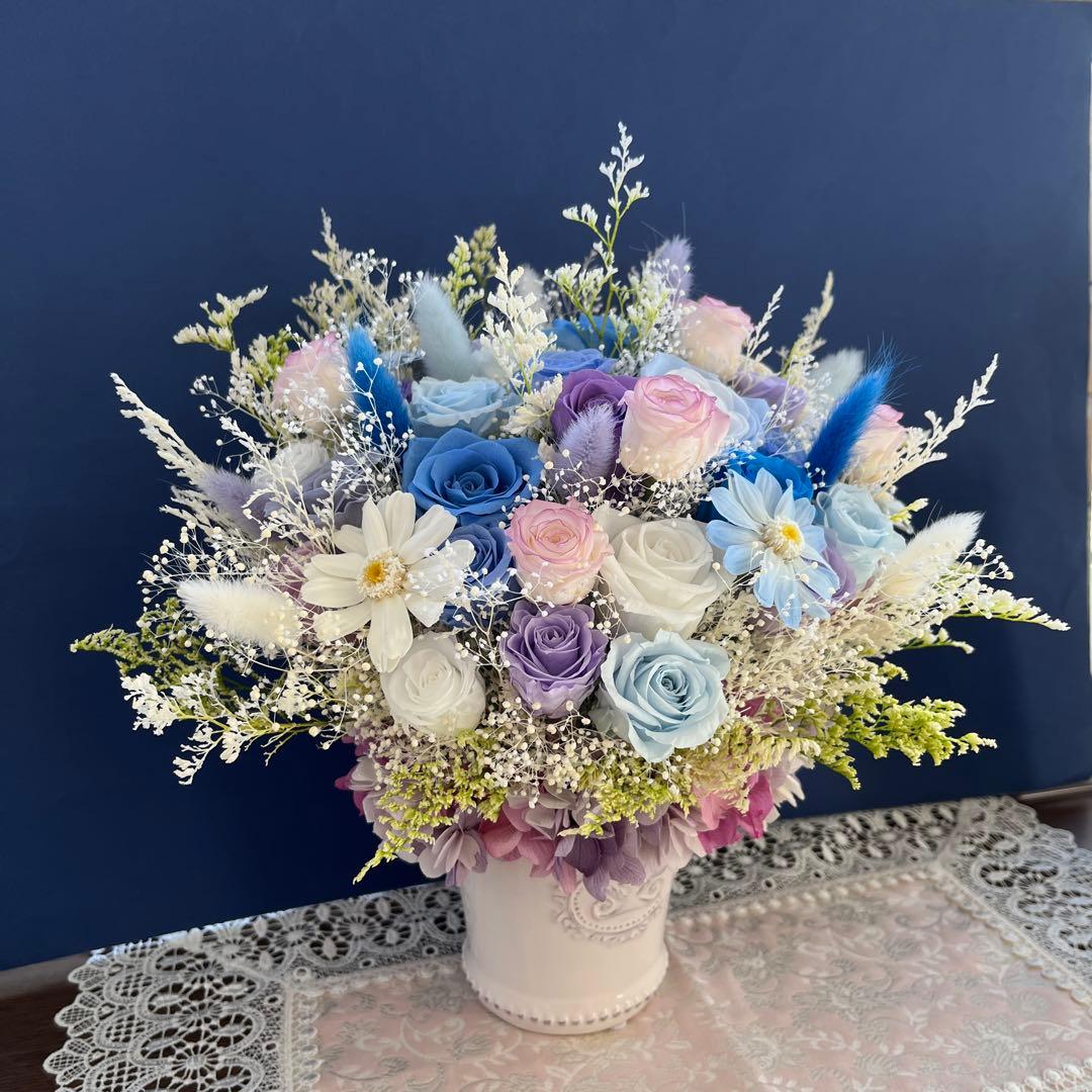 【あっちゃん】ブリザードフラワーアレンジ