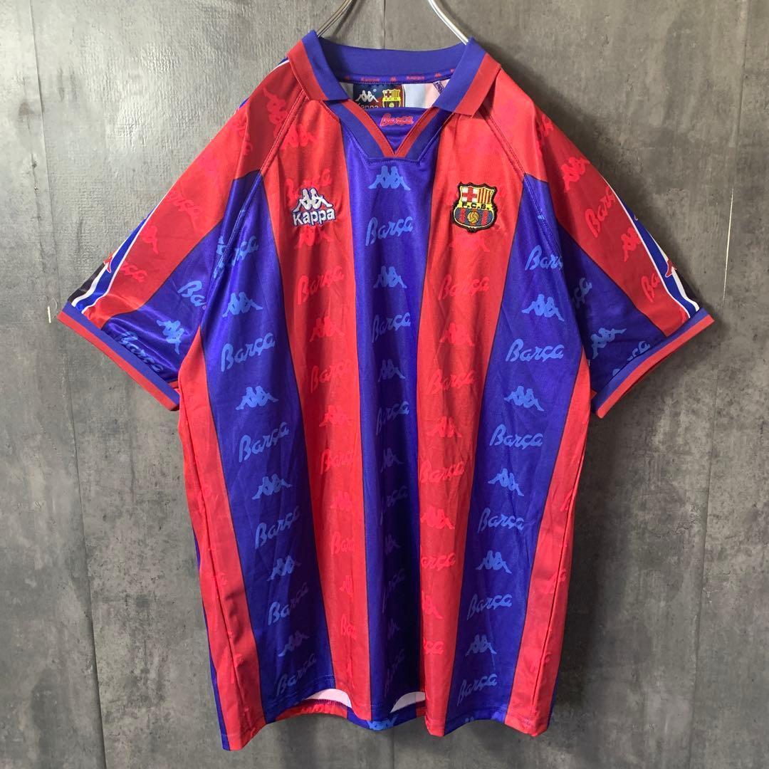 【★ロナウド】 カッパ バルセロナ 96/97 レトロユニフォーム 9番 2XL