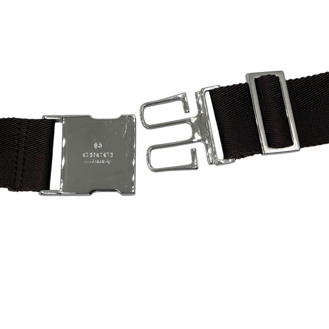 美品✨GUCCI グッチ GGキャンバス ウエストポーチボディバッグ