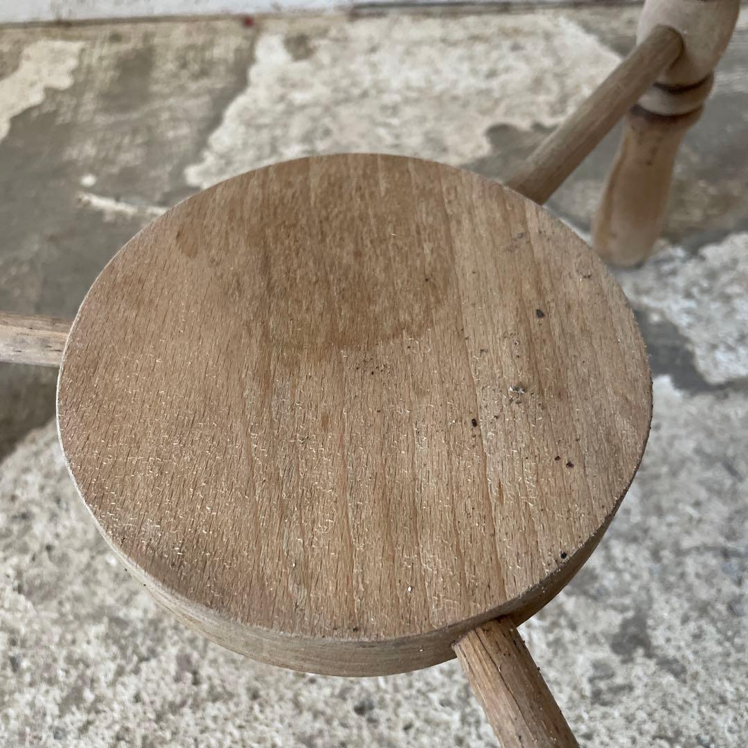 ビンテージ　サイドテーブル　フラワースタンド　花台　剥離