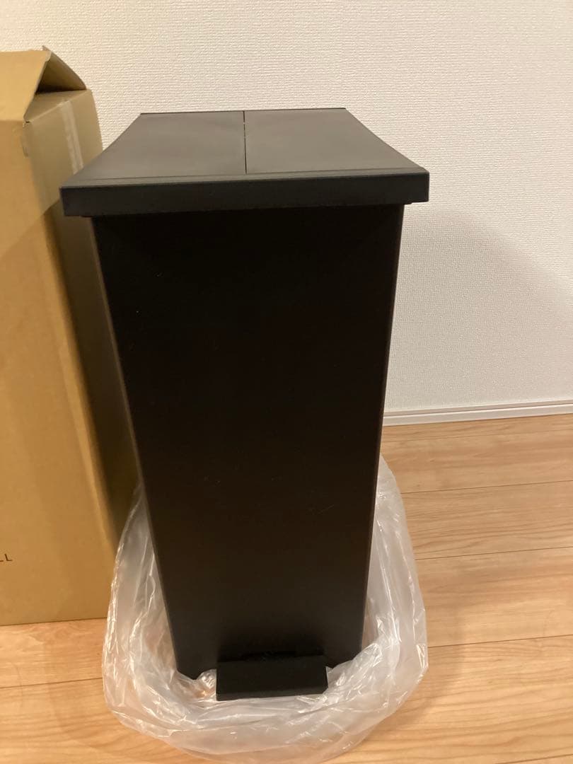 【新品未使用】KEYUCA 両開きダストボックスLLブラック 3点セット