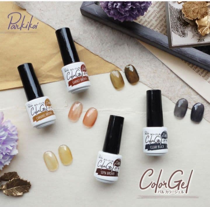 【新品・人気品】 キャンドゥ パル ジェルネイル クリアブラック (透け感)