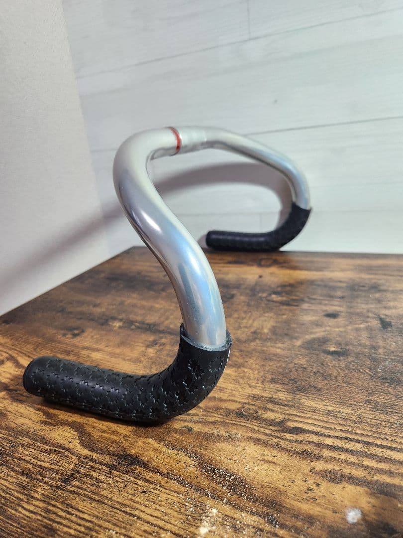 【極美品】日東 NITTO ハンドル360mm 浅曲がり 軽合 NJS ニギリ付