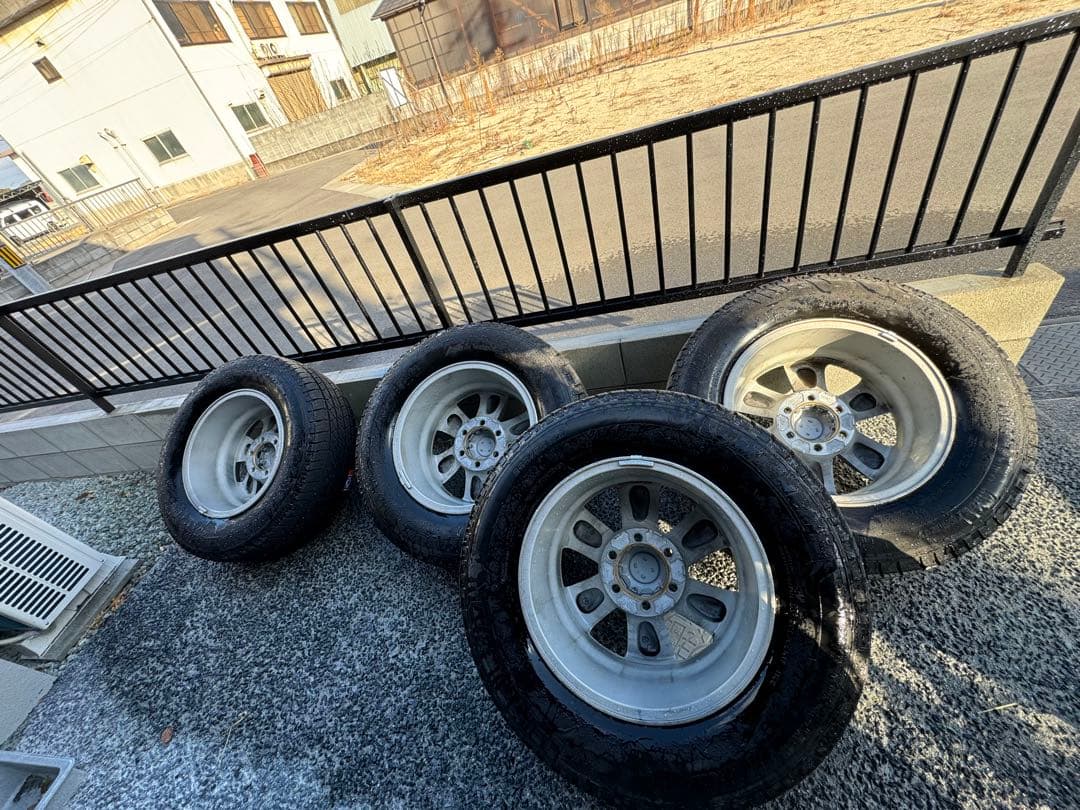 39chan専用　プラド150後期　純正ホイール 17インチ　ハイエース流用