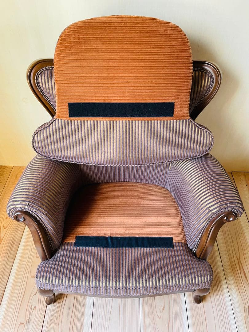 マルニ木工/マキシマム/アンドリュー/アームカバー付き/1人掛けソファ/猫脚②