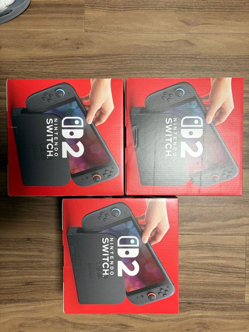 新品 Nintendo Switch 2 グレー 本体 3台セット