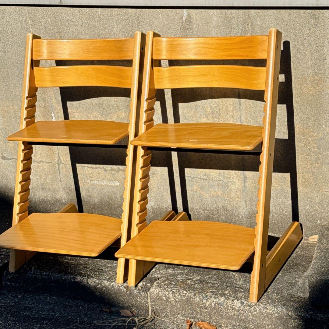 良品 STOKKE ストッケ トリップトラップ 2個 シリアル0 ハイチェア