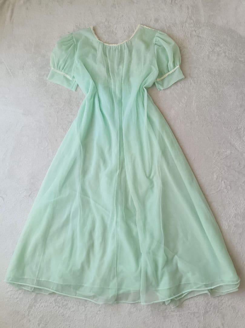 カナダヴィンテージ 70年代ユニオンメイドランジェリードレス ガウン ネグリジェ