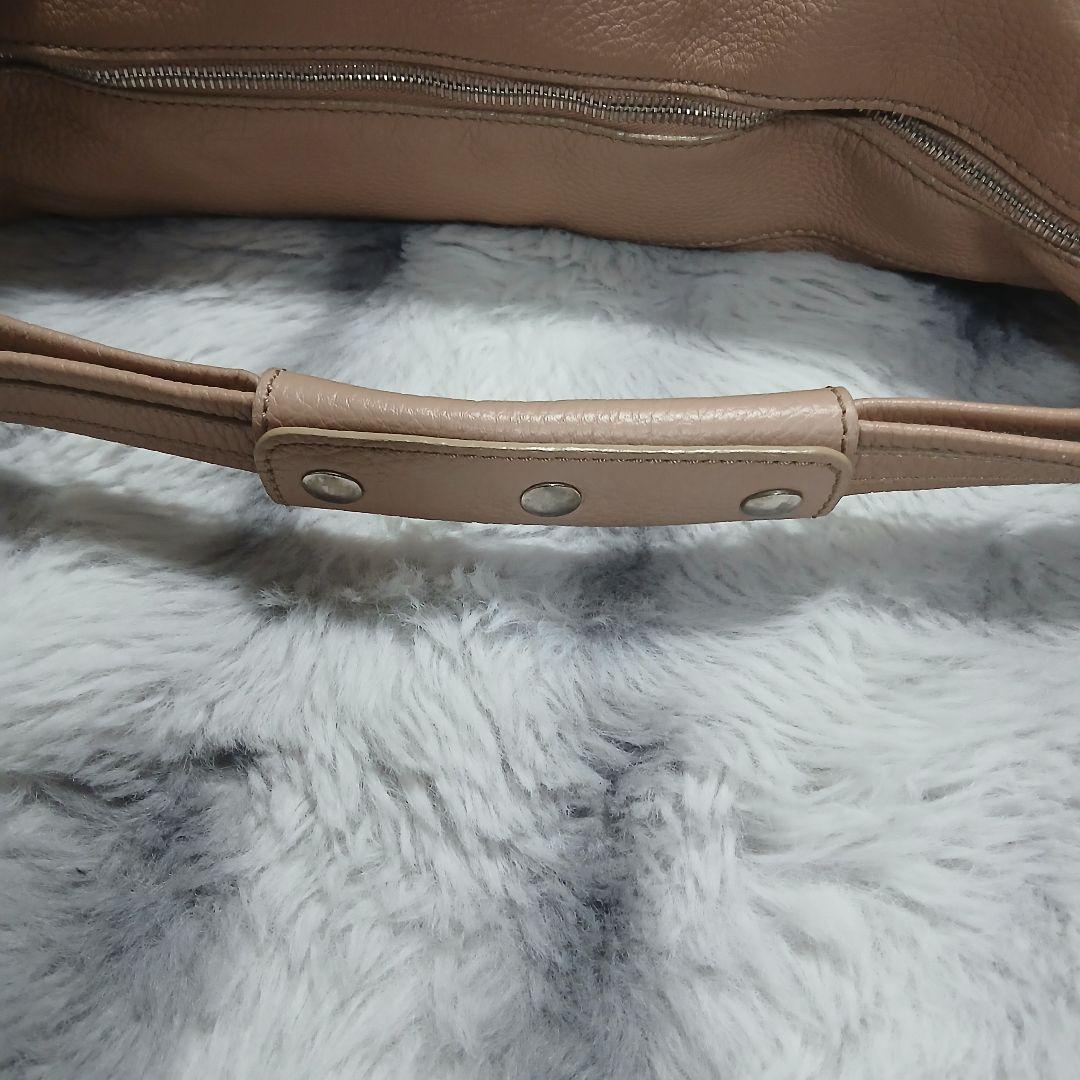 【美品】TOD'Sトッズハンドバックワンショルダーピンクレザー