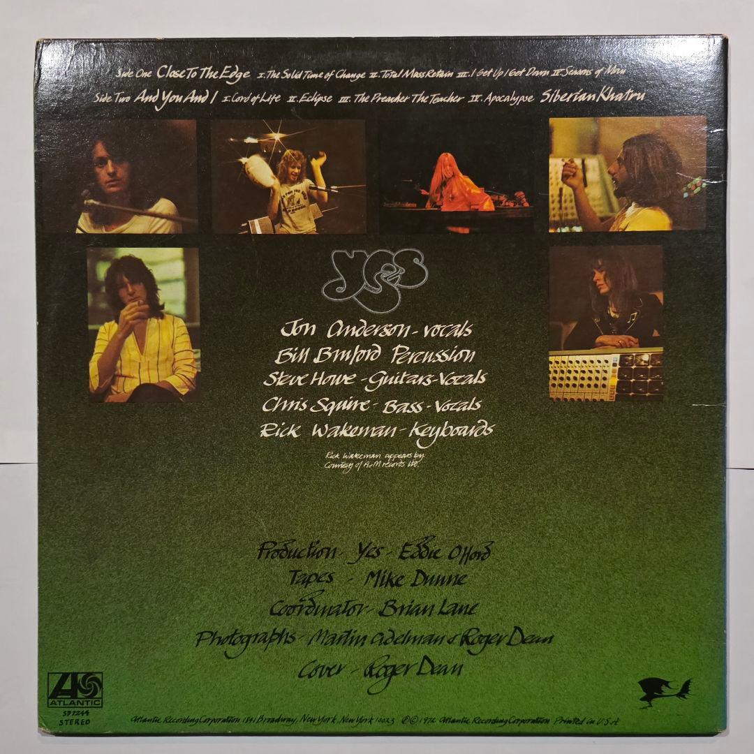 希少高音質 イエス / Close To The Edge USオリジナル盤初期