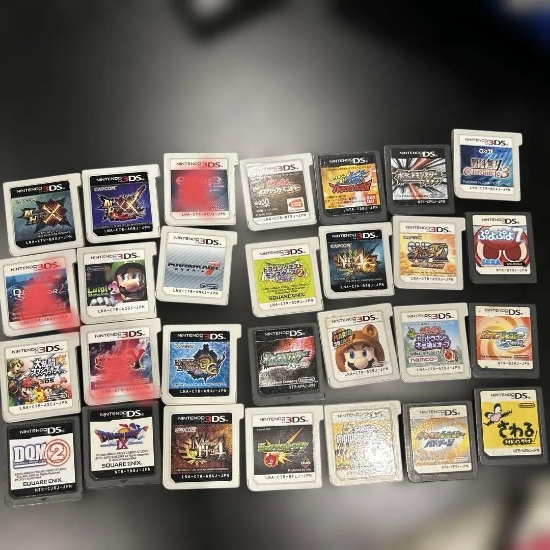 3DS ソフト　カセット　25本セット　バラ売り場対応します！！