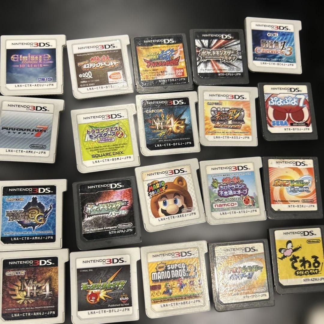 3DS ソフト　カセット　25本セット　バラ売り場対応します！！