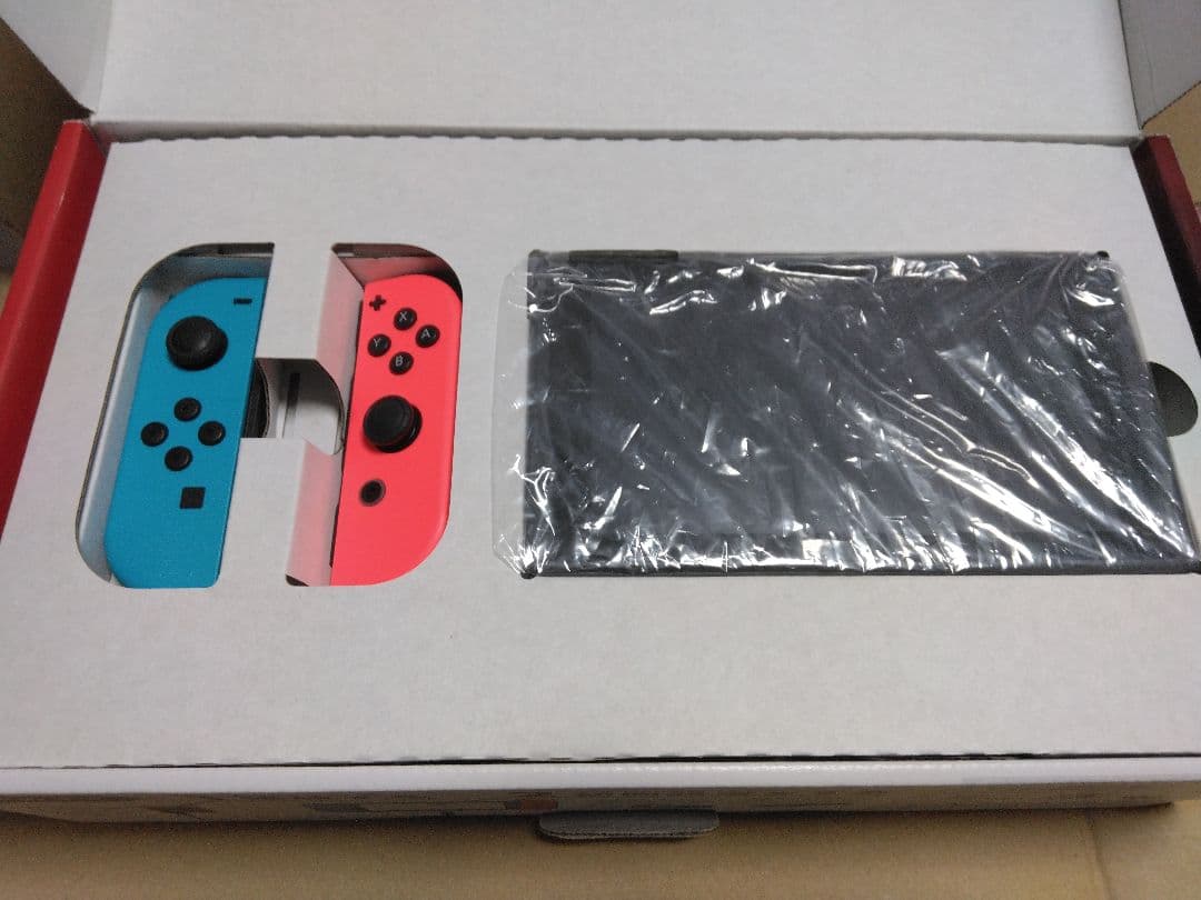 中古 良品 Nintendo Switch ネオンレッド最安値
