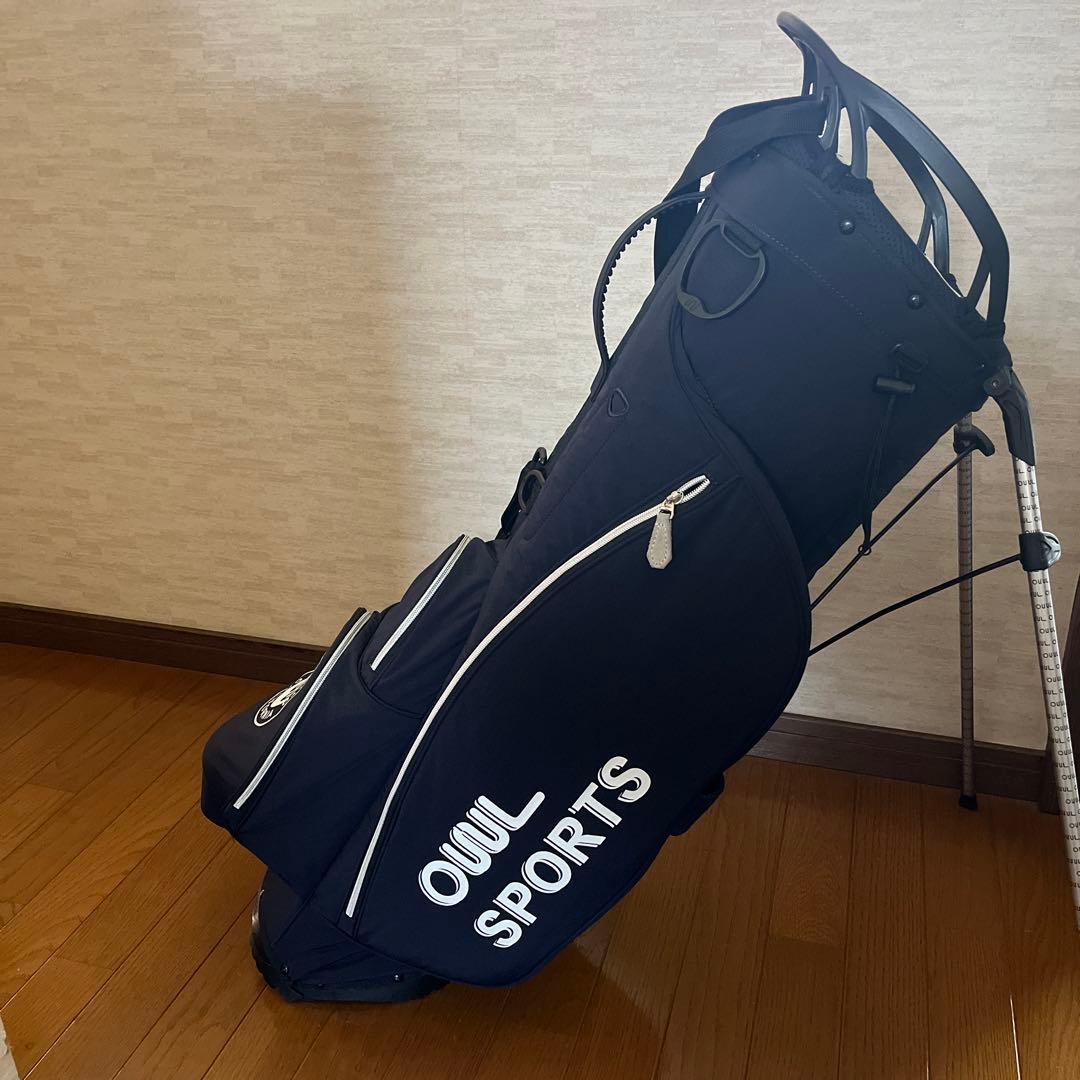 【美品】OUUL SPORTS DESIGN 33 ゴルフバッグ ネイビー