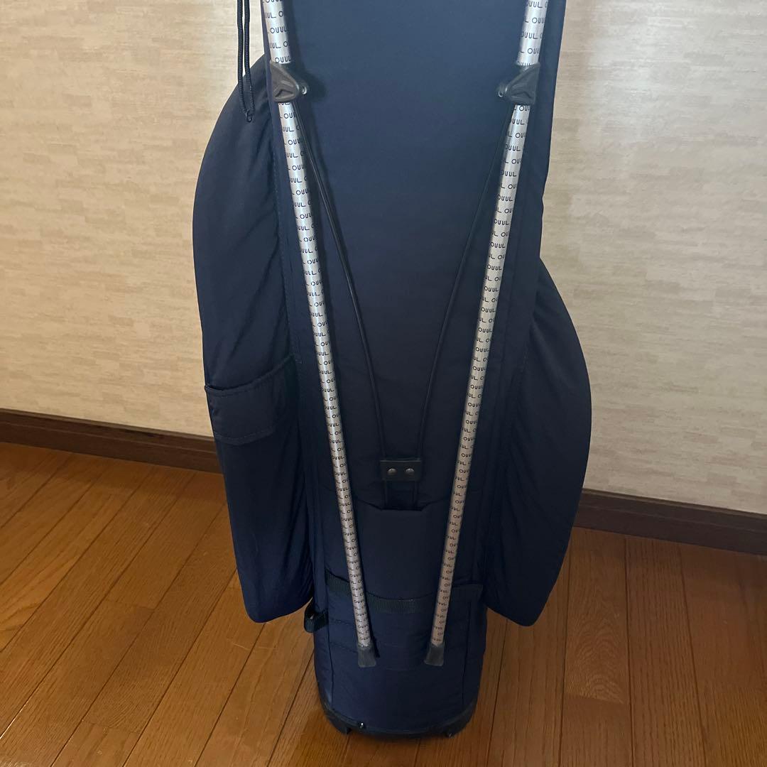 【美品】OUUL SPORTS DESIGN 33 ゴルフバッグ ネイビー
