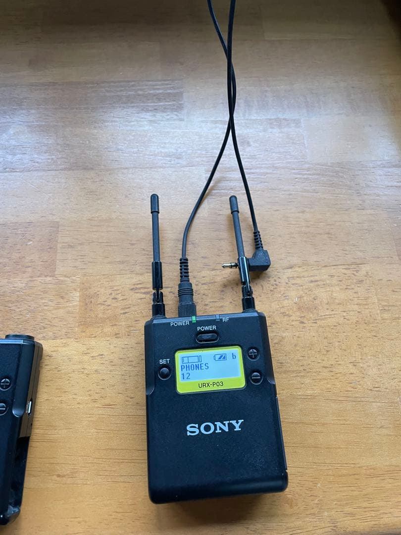 SONY ワイヤレスマイク　URX-P03 UTX-B03