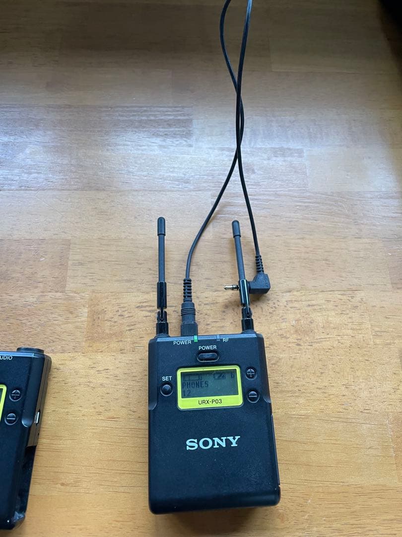 SONY ワイヤレスマイク　URX-P03 UTX-B03