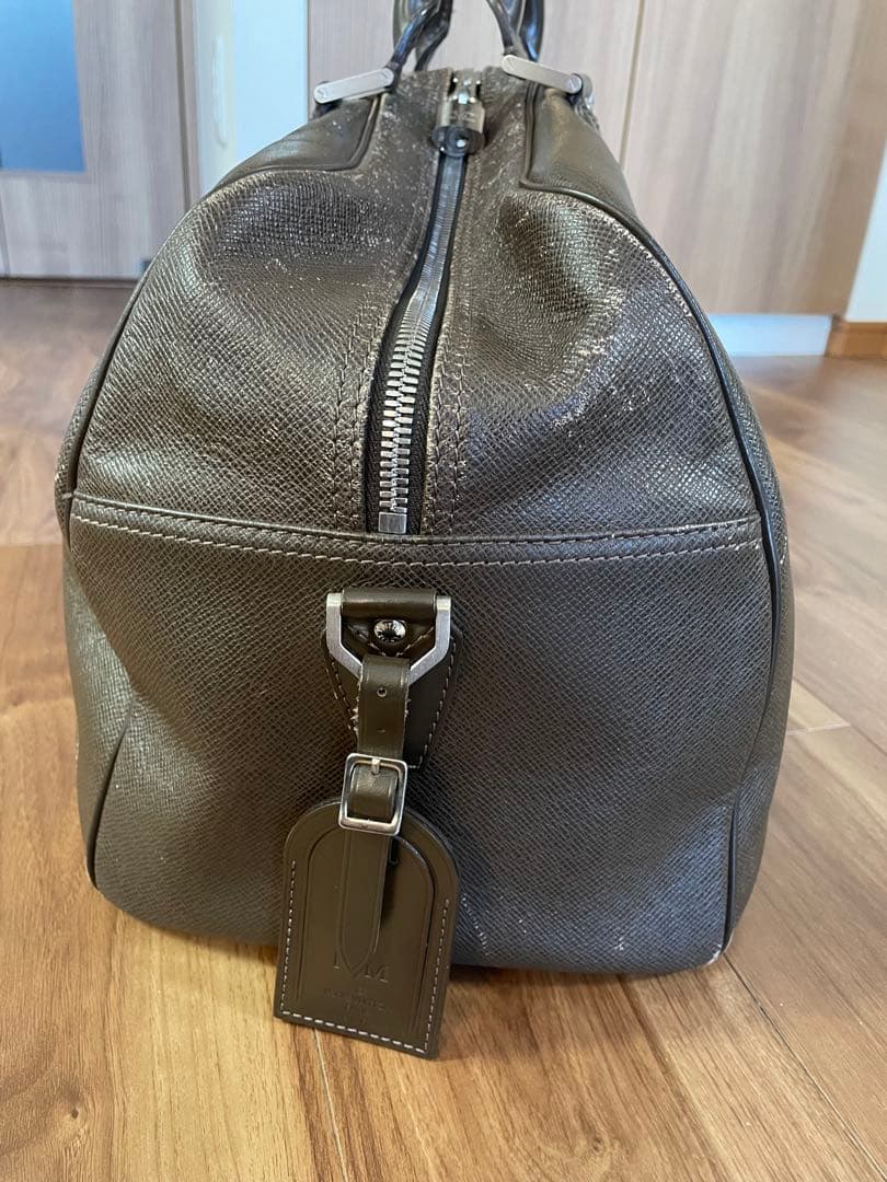 ルイヴィトン　タイガ　ケンダルPM ボストンバッグ　ブラウン　鍵ストラップ付き